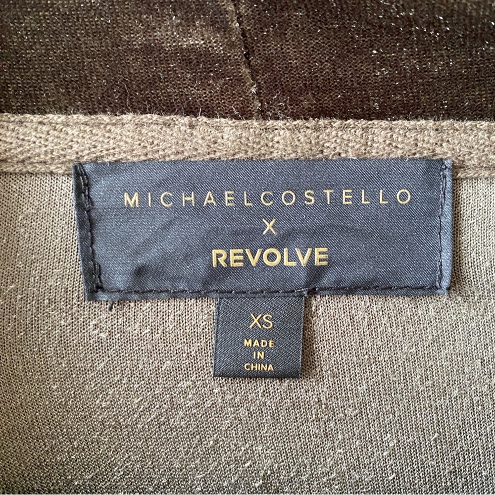 Michael Costello X Revolve | Stylish Comfy Velvet Jogger Sweatsuit Set Size XS - Picture 6 of 15